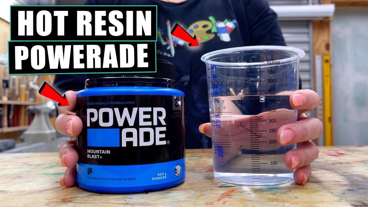 Сможет ли POWERADE карамелизоваться в горячей смоле?