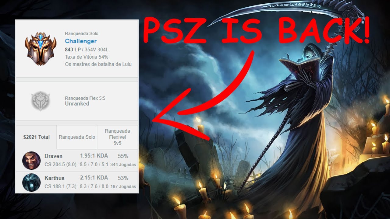 PSZ IS BACK ON CHALLENGER! - KARTHUS BOT GAMEPLAY