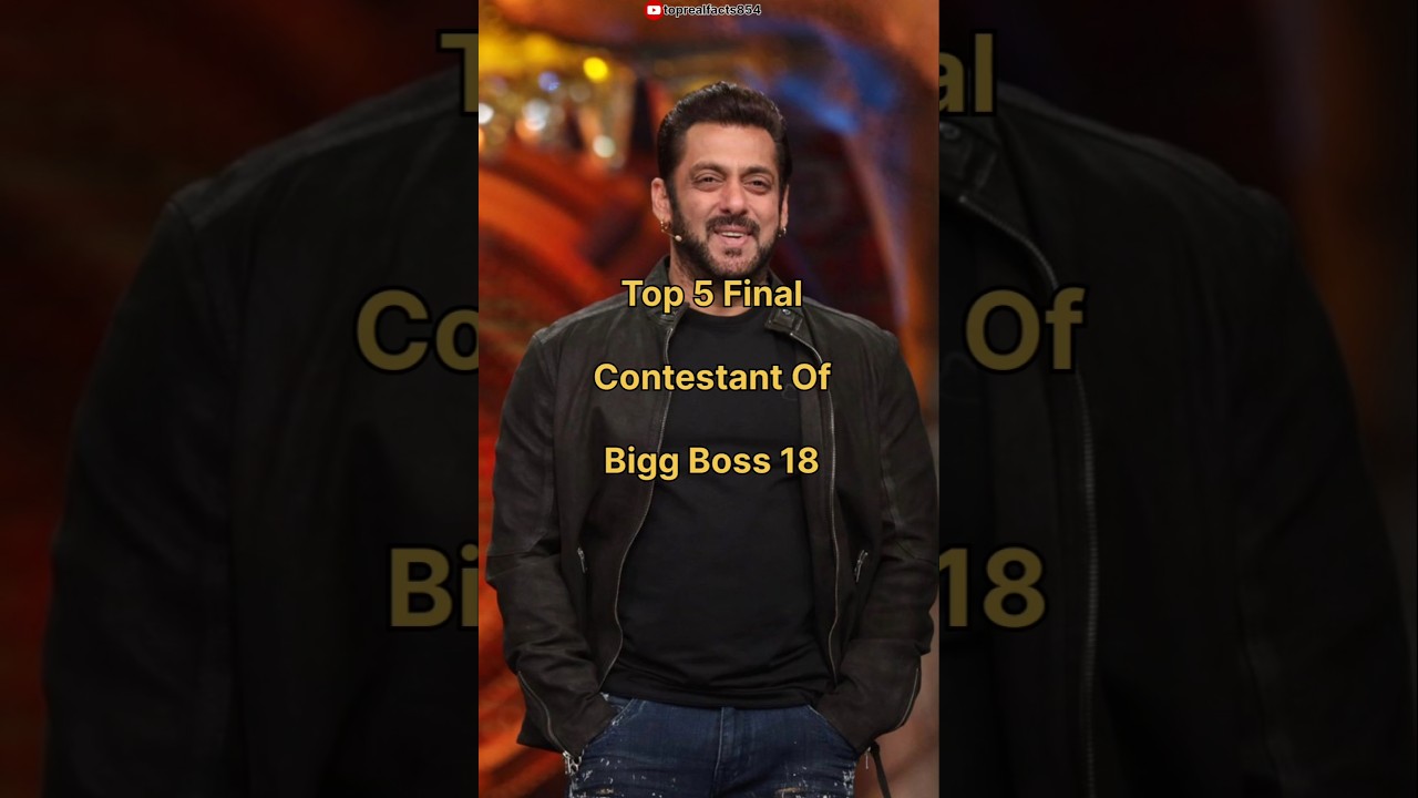 Top 5 final contestant of bigg boss 18 #biggboss18 #rajatdalal #viviandsena #shorts #trending