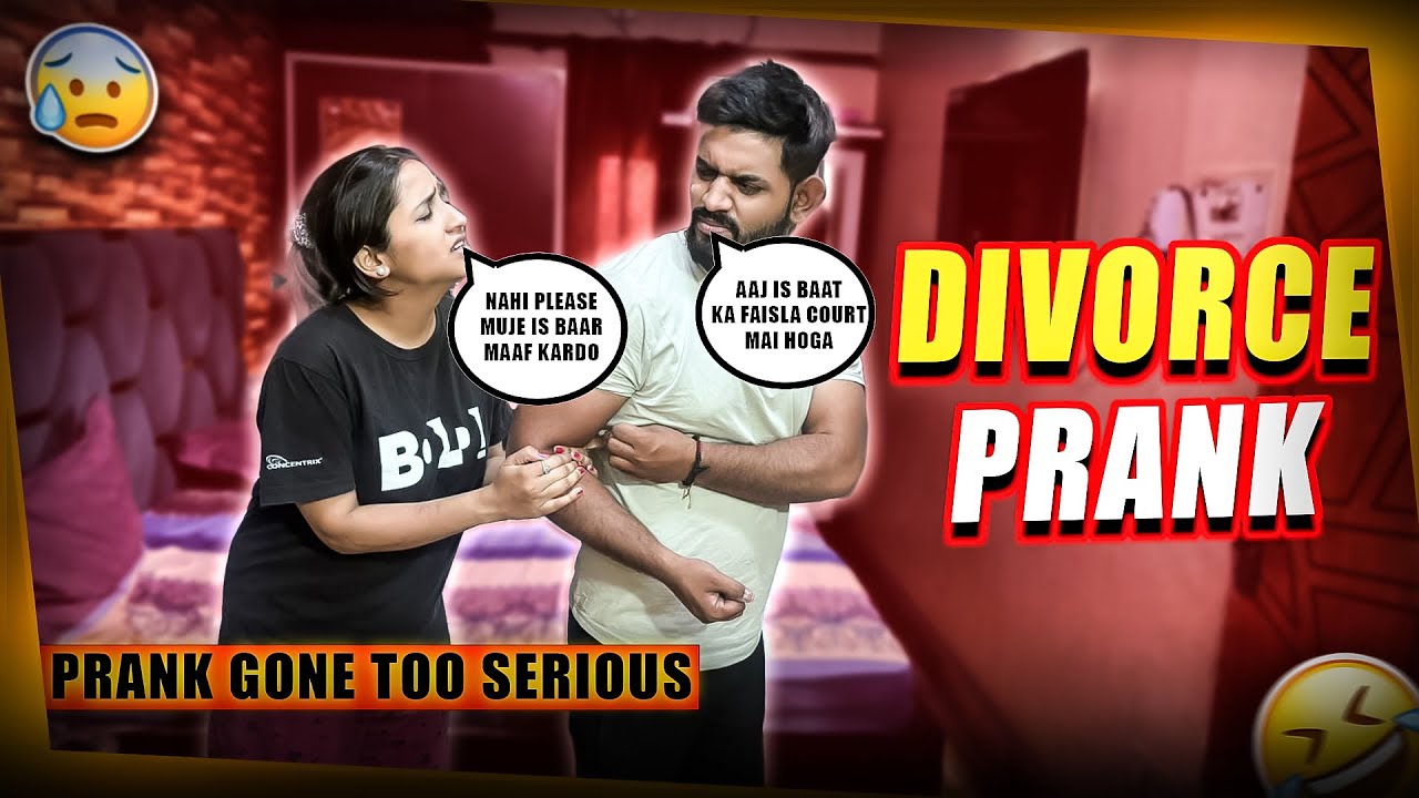 Divorce Prank On Wife 2.0 | Prank on wife hindi crying | MrandMrsGautam #prank #mrandmrsgautam