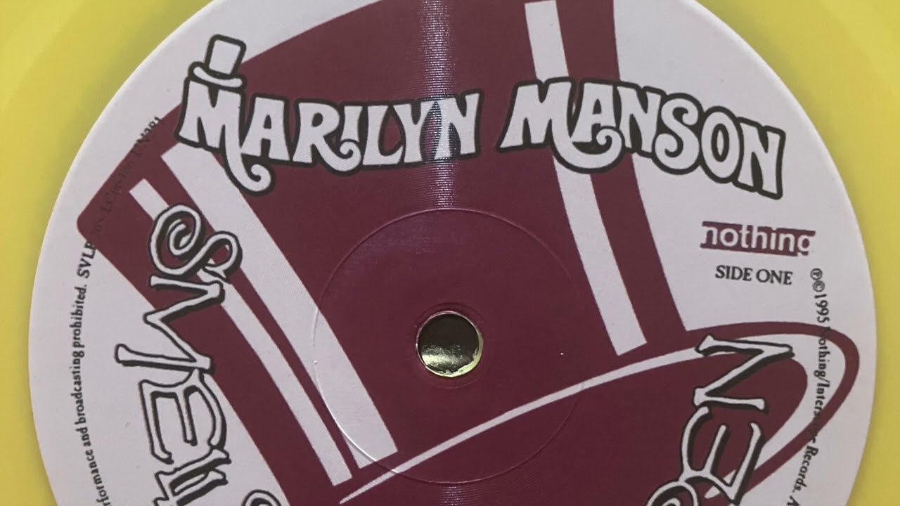 Marilyn Manson &ndash; Smells Like Children (LP, EP, Unofficial Release, Yellow) 1995