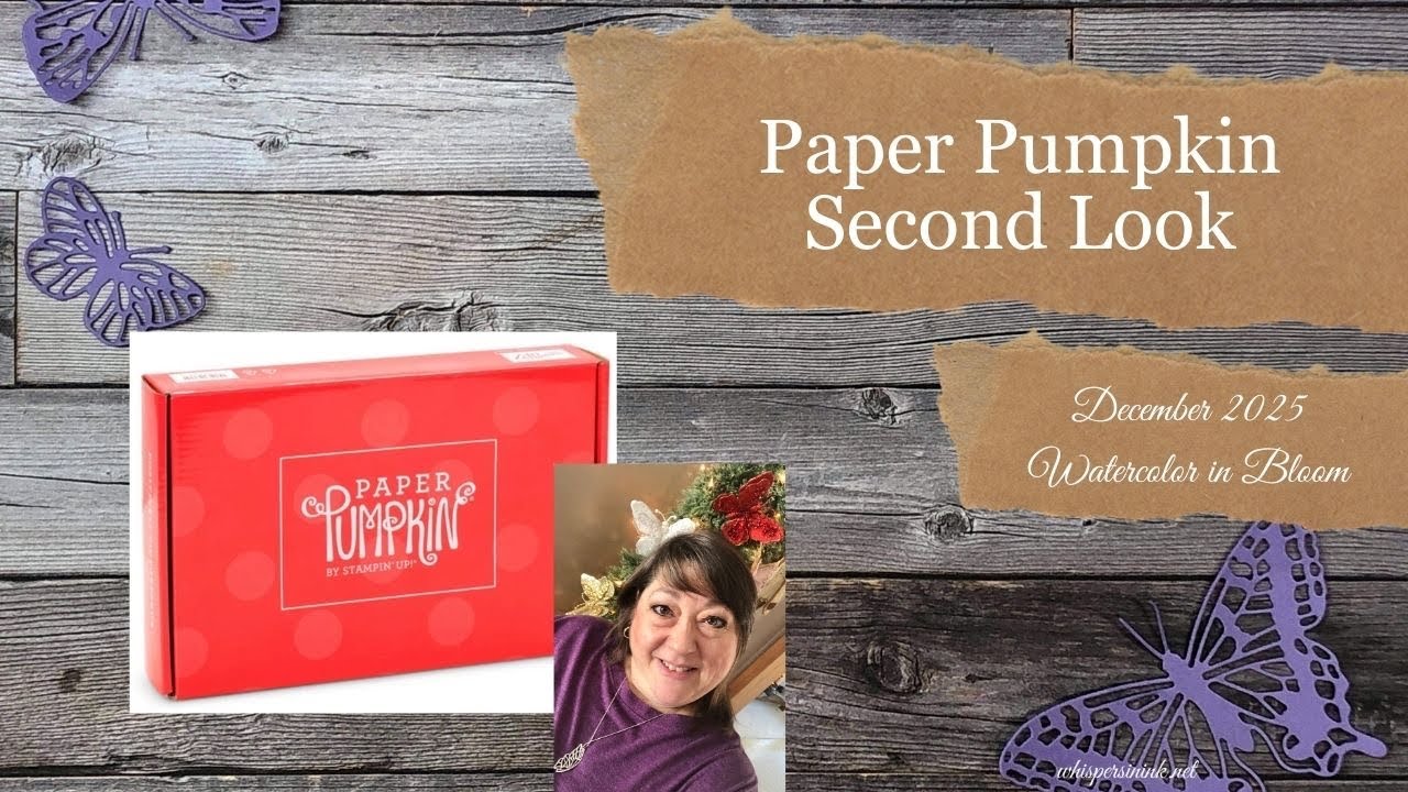 1/13 - Second  Look at Watercolor in Bloom Paper Pumpkin, alternatives
