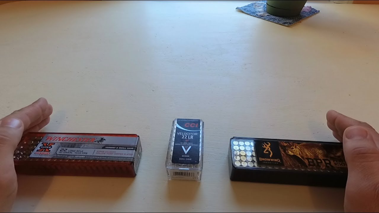 CCI Velocitor против Winchester Hyper Speed ​​против Browning BPR