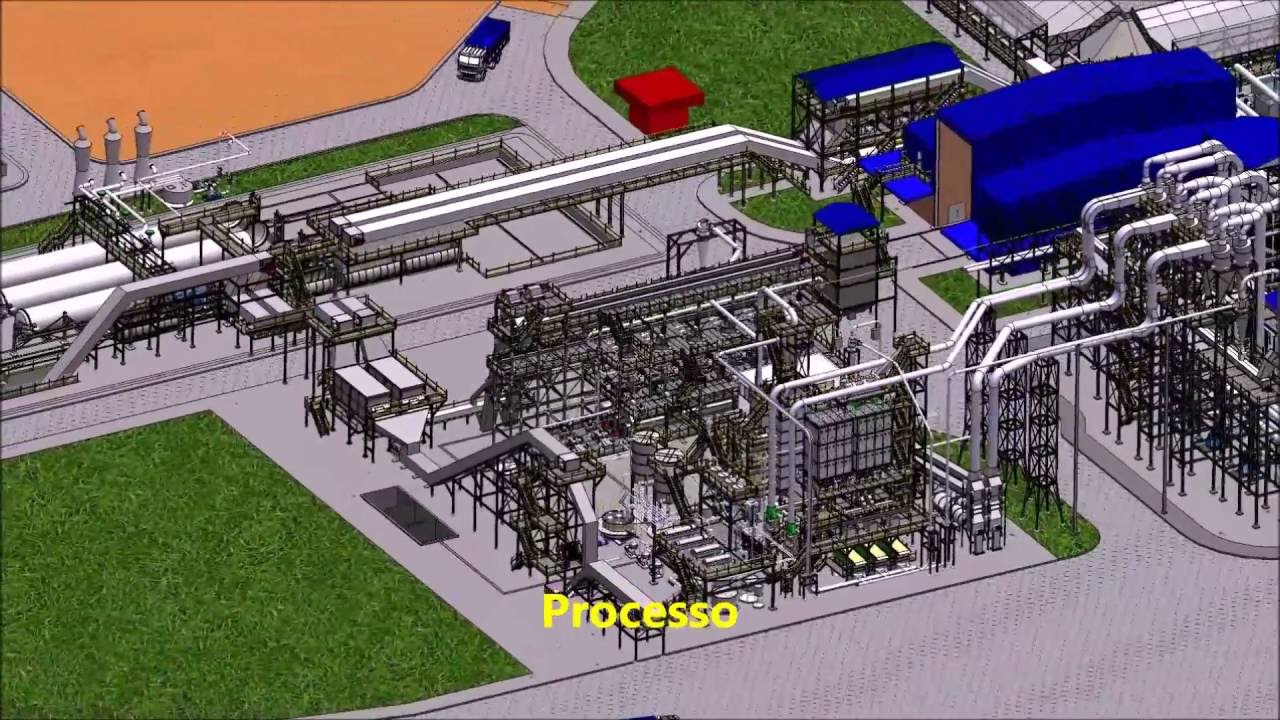 Usina de extração de óleo de Palma (Dendê), capacidade de 120t CFF/h