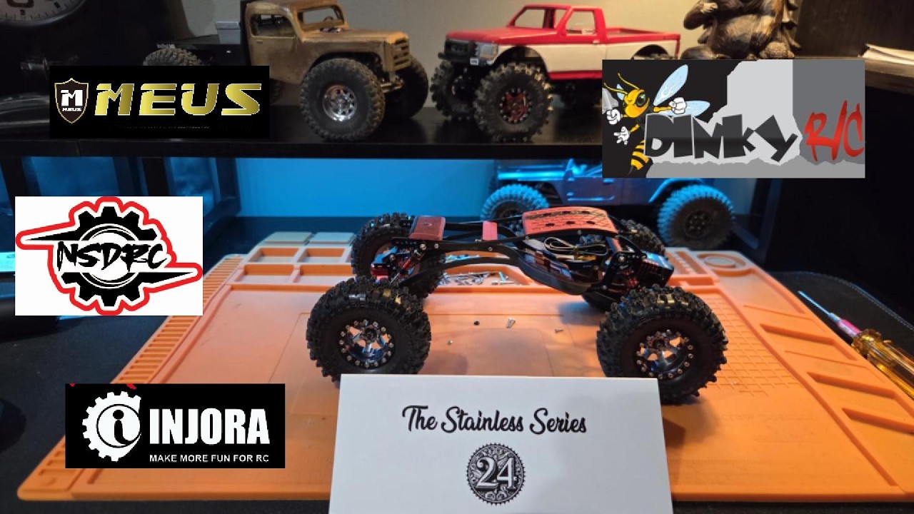 The Stainless 24 SCX24 Mullet Axle Build