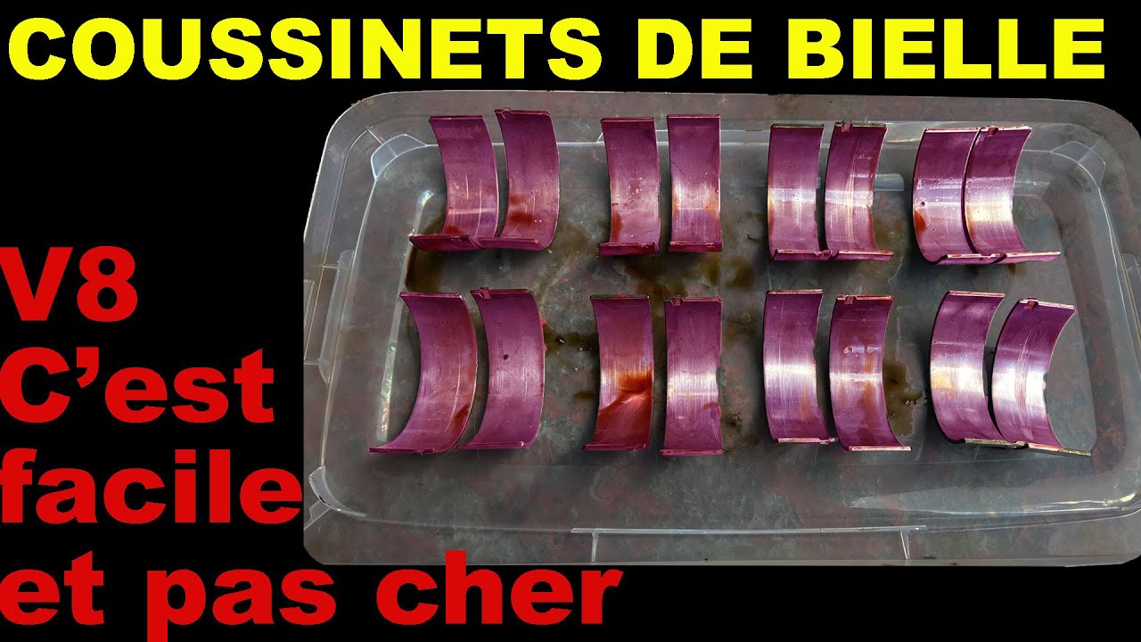 26 JE CHANGE LES COUSSINETS DE BIELLE Chevrolet V8 5,7L 350
