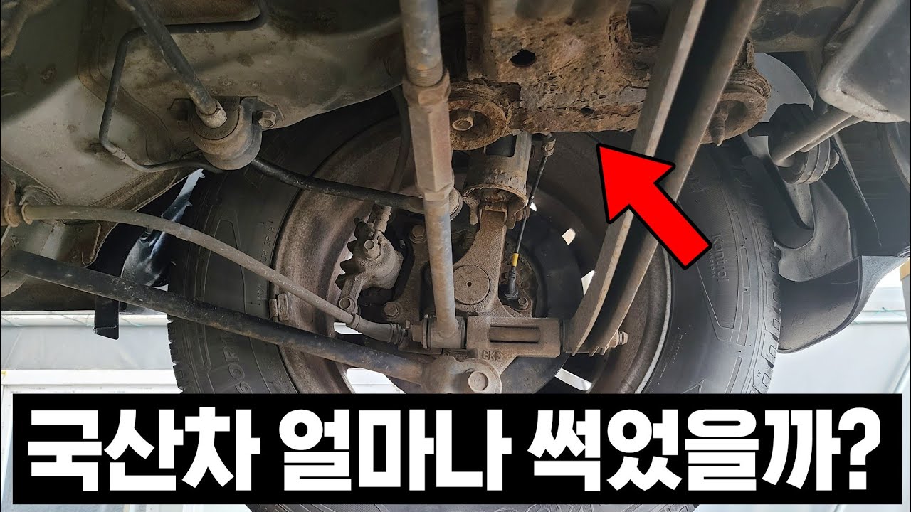 한국차는 하체부식이 국룰?  현기차 1300대 조사해봤습니다.