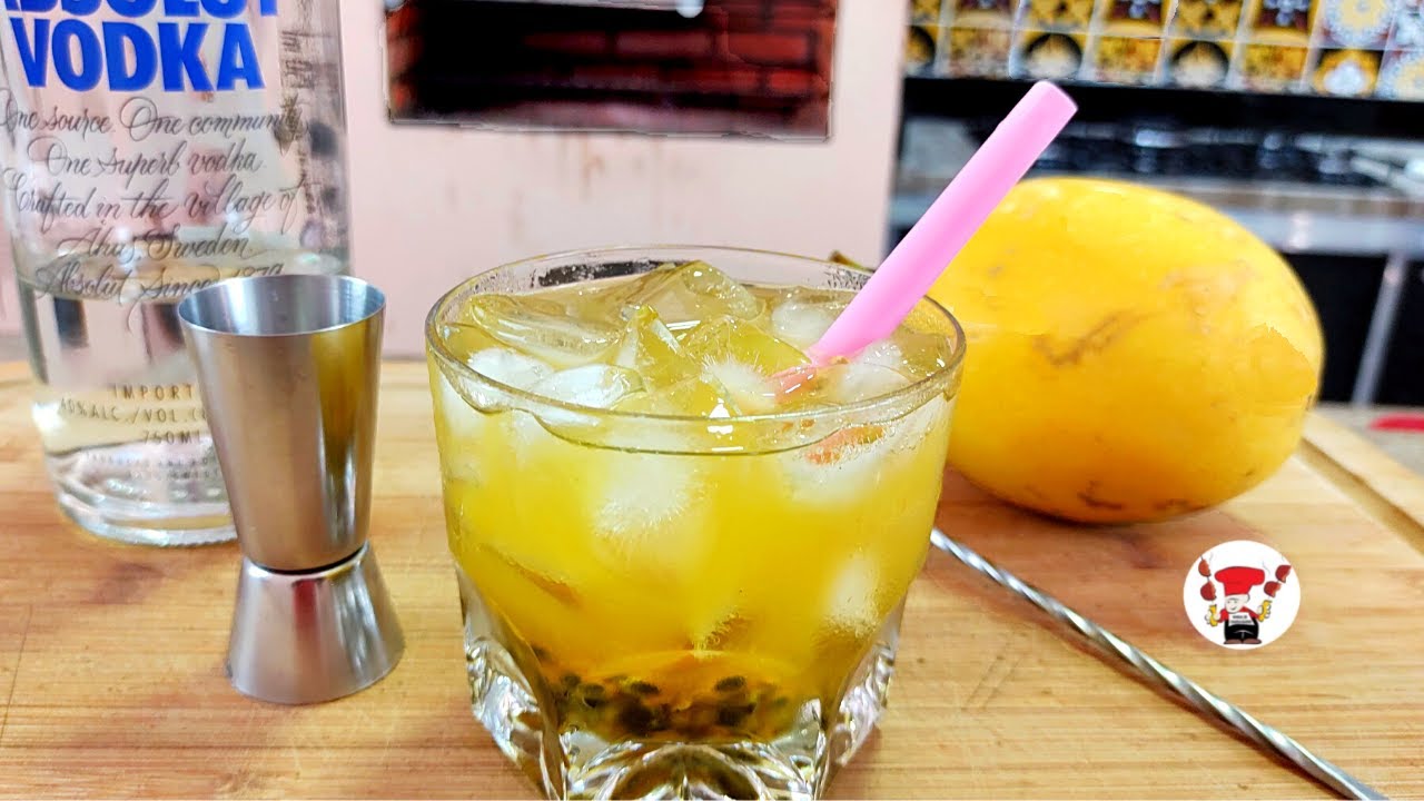 Como Fazer Caipirinha de Maracujá e Vodka Perfeita
