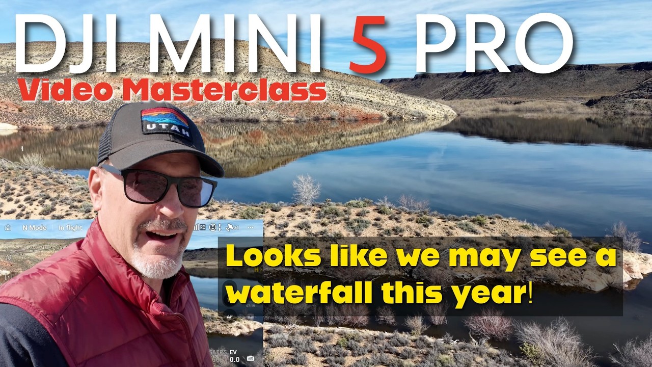 DJI Mini 5 Pro Masterclass: Waterfall Watch 2026 Gunlock, Utah