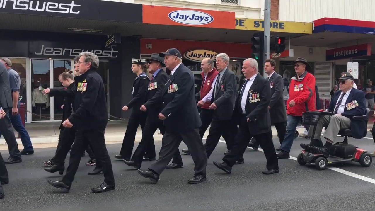 ANZAC DAY March and Parade Bairnsdale, Victoria