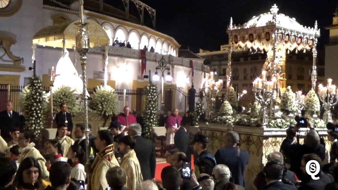 Virgen de Valme ante la Virgen de los Reyes con la BM Santa Ana de Dos Hermanas - Magna Sevilla 2024
