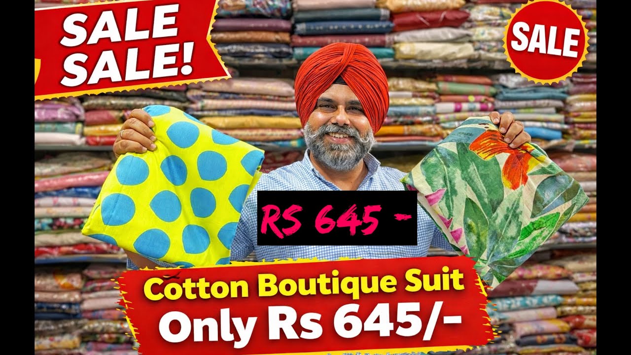 Sale Sale Cotton Print Suits Sale 