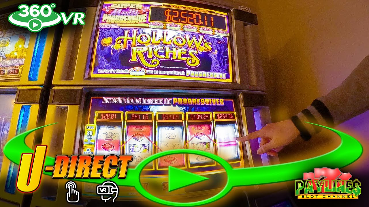 HOLLOWS RICHES GROUP PULL AT THE FLAMINGO ➜ PAYLINES #360 #VR #slots