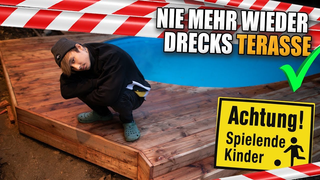 Kack POOL Terrasse ist endlich FERTIG (nie wieder!)