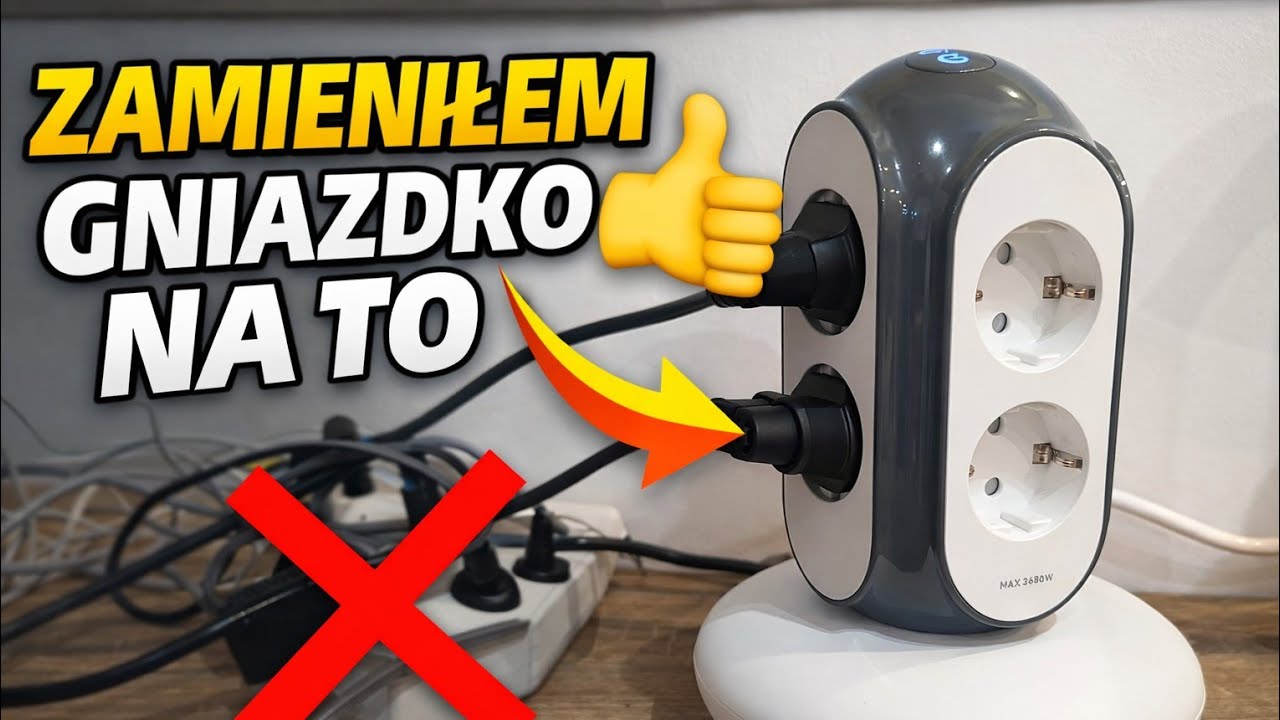 Zamiast listwy &ndash; to gniazdko ogarnęło mi kable