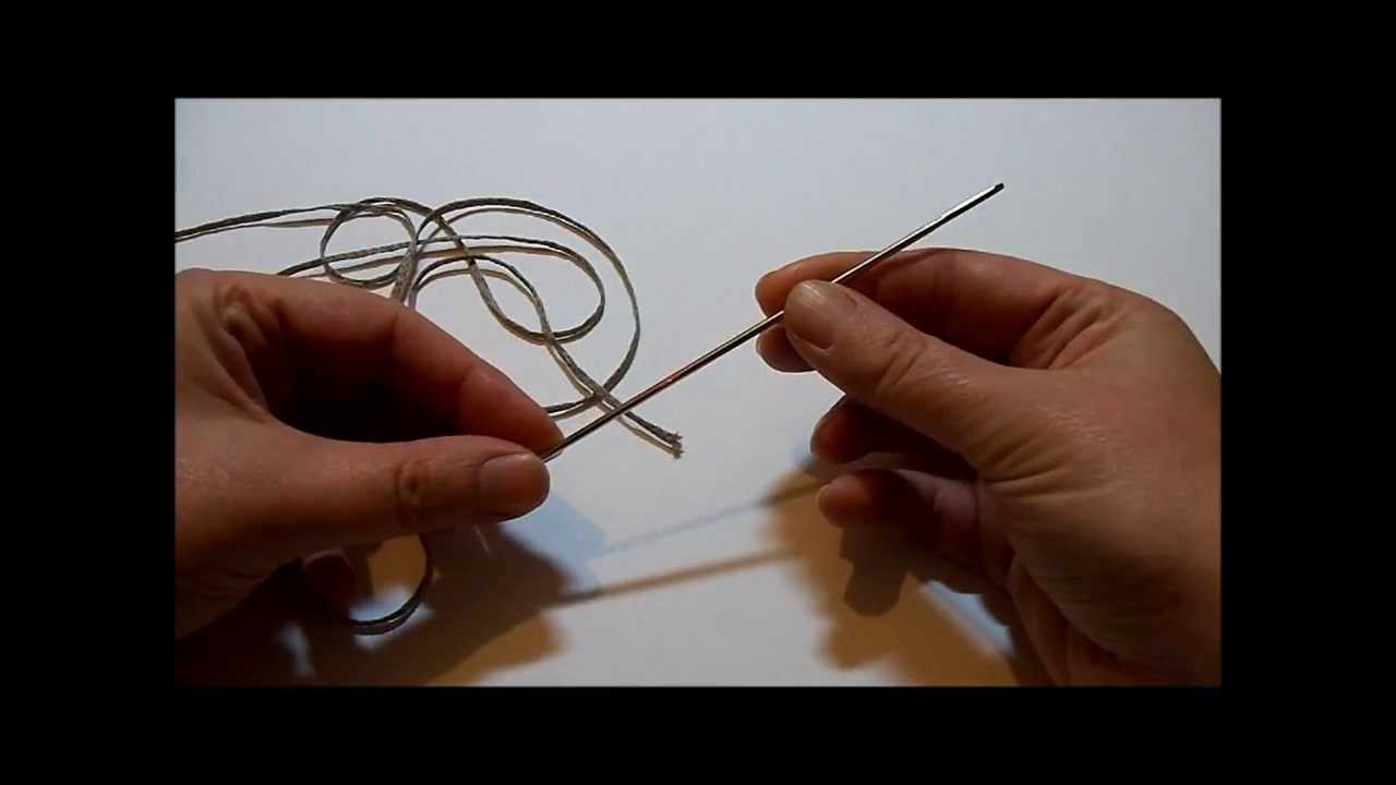 FRIVOLITE A L'AIGUILLE - noeud de base - ISA's ART