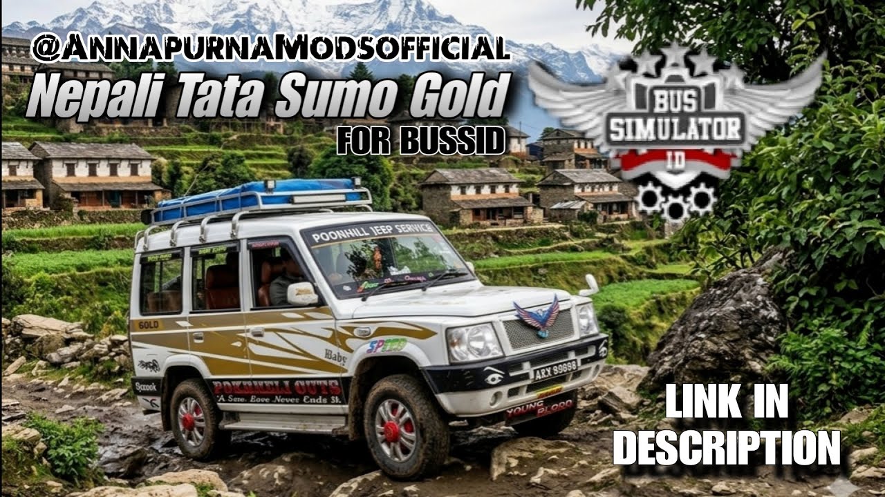 Мод Nepali Tata Sumo для BUSSID || @officalSB_Games @nepnex_mods @modelingprayash