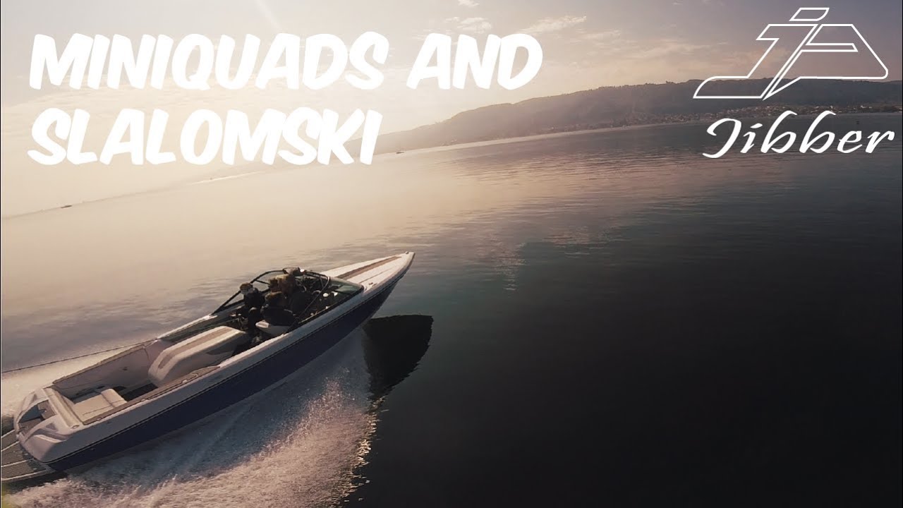 Miniquads and Slalomski ||Part 1|| - Funsports filmed with a Racing Drone