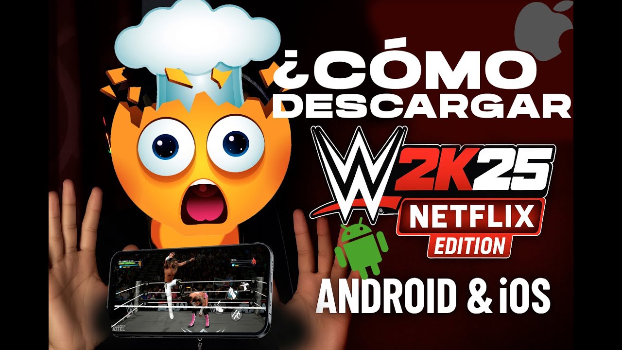 WWE 2K25 MOBILE ya disponible en Netflix 😱🔥 | iOS & Android Download Tutorial