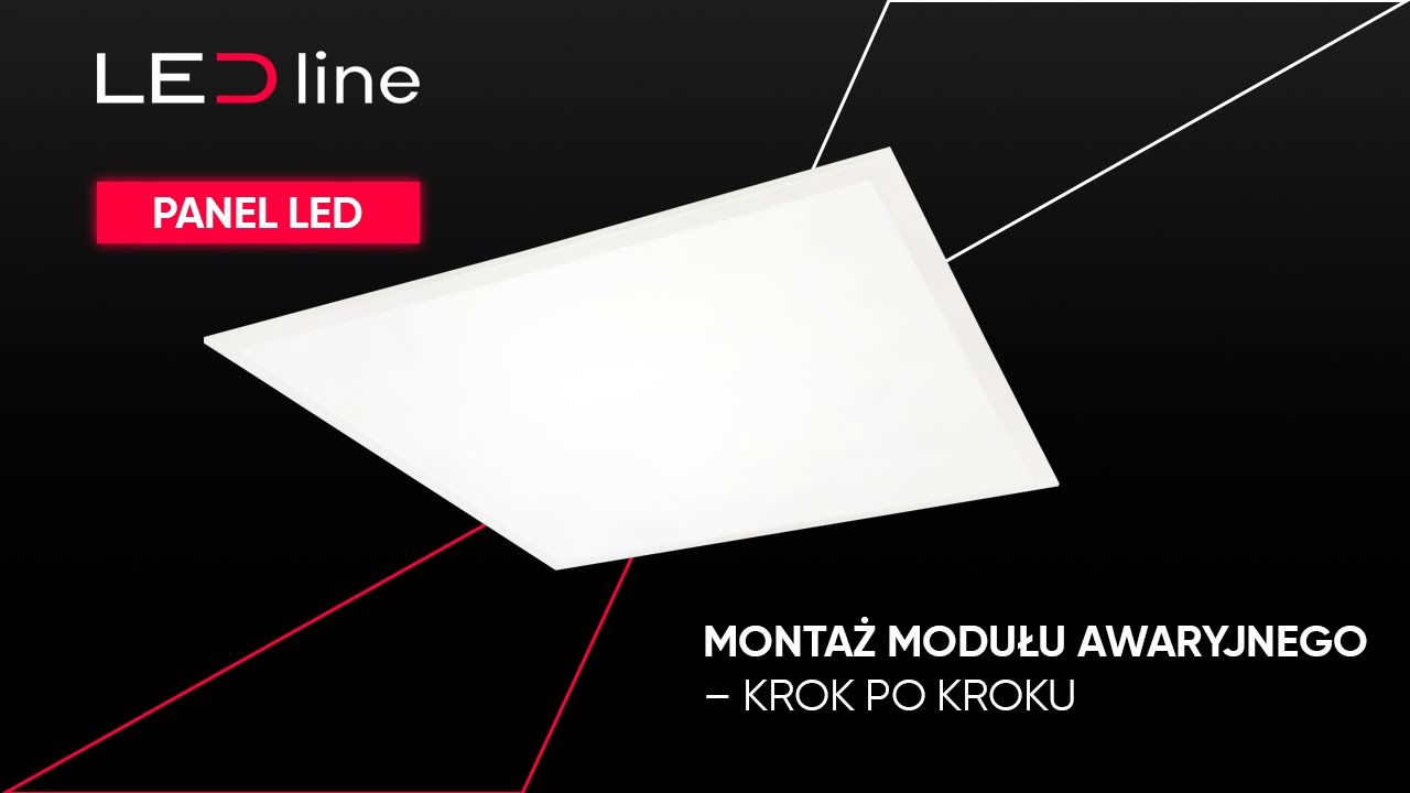 Jak zamontować moduł awaryjny w panelu LED? | Instrukcja krok po kroku