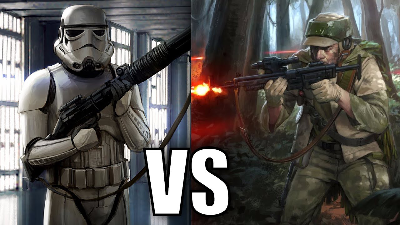 Stormtroopers vs Rebel Soldiers - Star Wars Versus