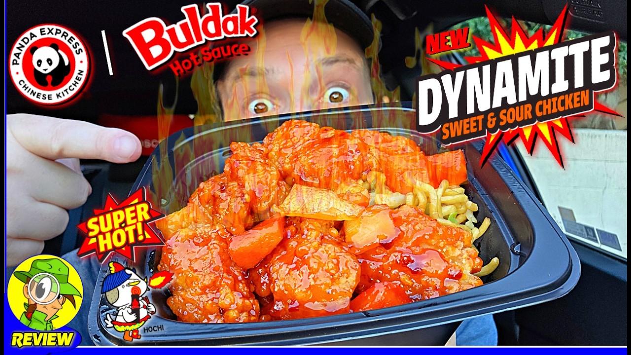 Panda Express&reg; Buldak&reg; Dynamite Sweet & Sour Chicken Review 🐼 Is It TOO HOT?! 🥵 Peep THIS Out! 🕵️&zwj;♂️