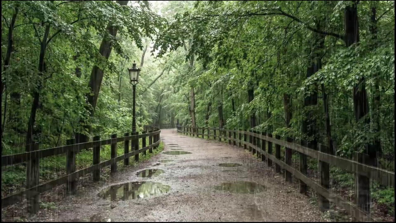 Soft Rainfall on Forest Canopy | Calming Nature Sounds for Deep Sleep