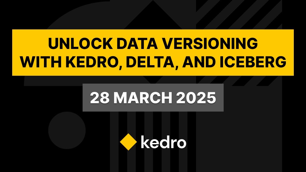 Unlock data versioning with Kedro, Delta, and Iceberg