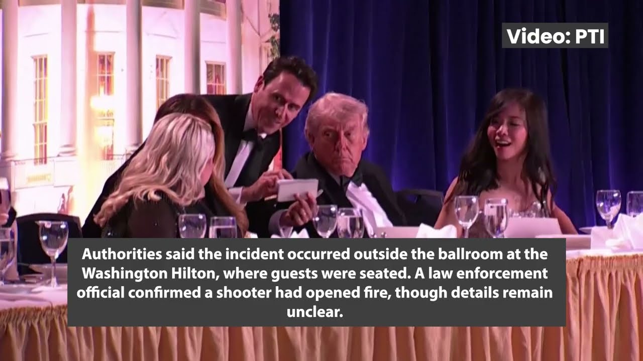 US President Trump unharmed after security scare at White House correspondents' dinner
