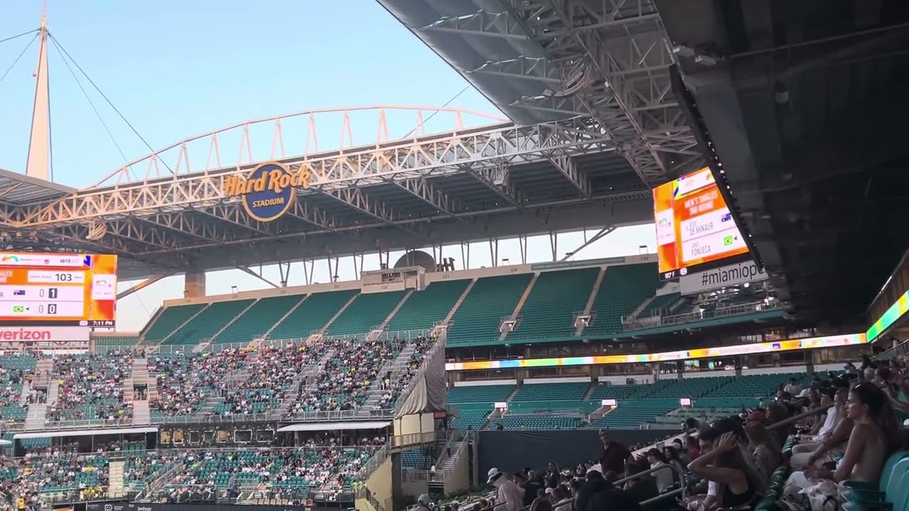 Joao Fonseca - Alex De Minaur Match Start 2025 Miami Open