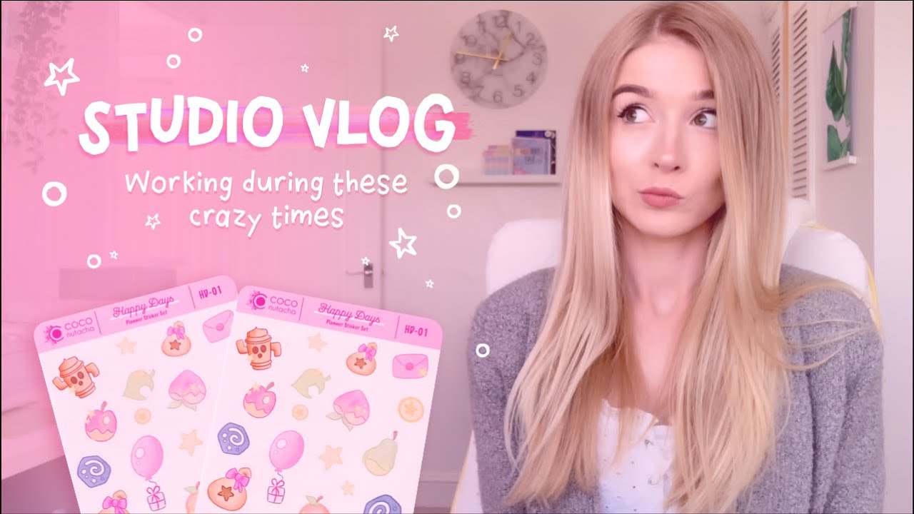 STUDIO VLOG | Working during crazy times