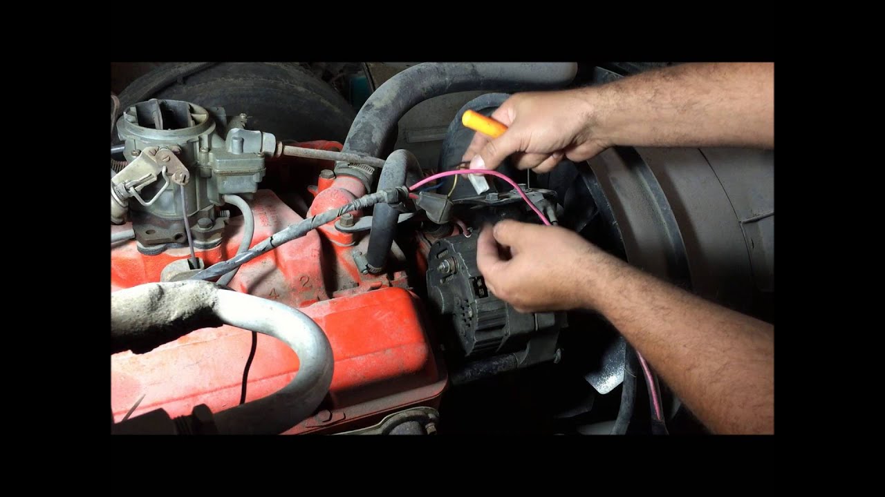 externally regulated alternator to internally regulated conversion EASY WAY gm how to