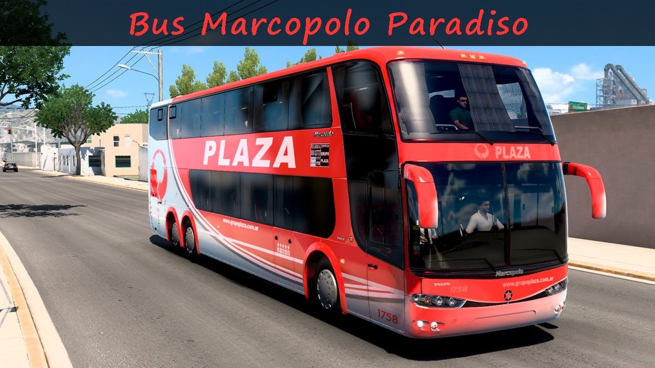 ОБЗОР МОДА Bus Marcopolo Paradiso G7 1800DD ★ ATS 1.46