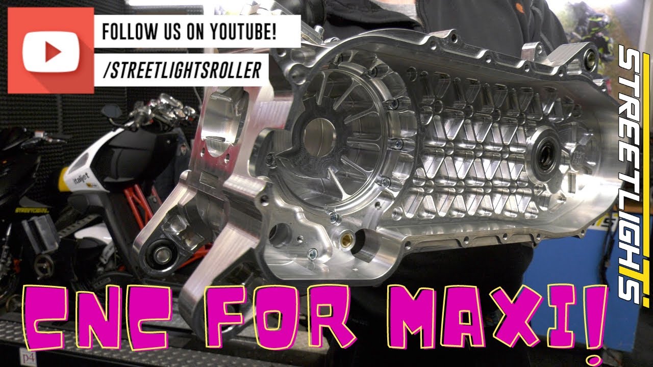 NEWS - Piaggio Maxi CNC Block von Ottopuntouno - R&D Motor Andreas Lukas Mttuning - Italjet Dragster