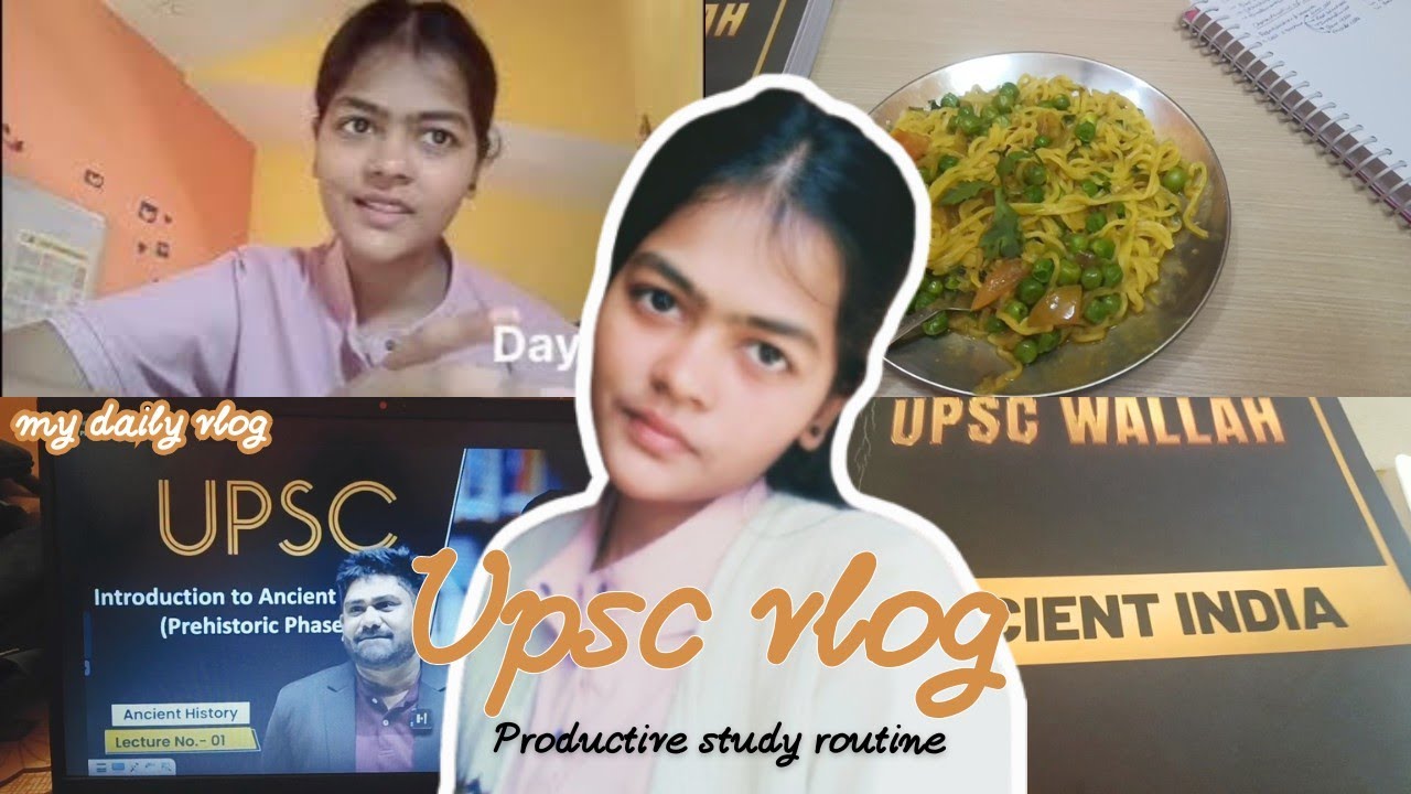 Study routine ft An IAS Aspirant 📝 study routine| Prarambh 2.0 pw upsc first day ✨
