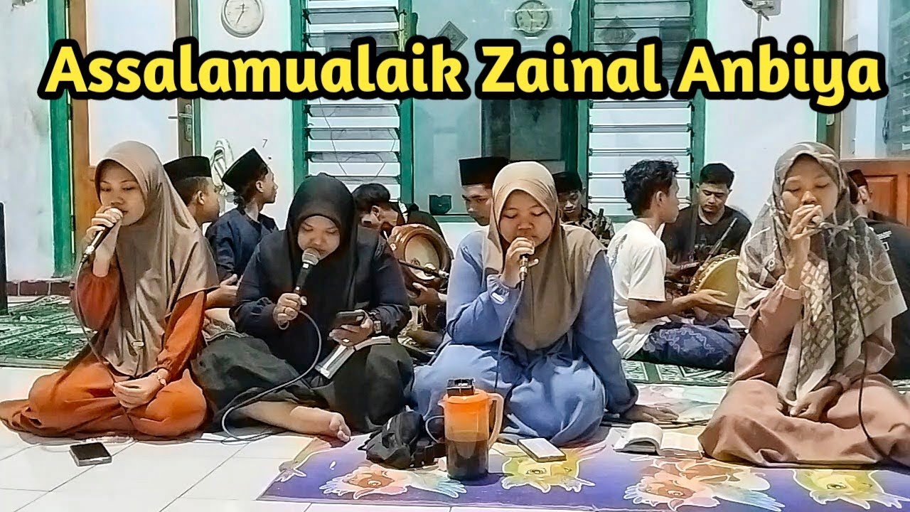 Sholawat Assalamualaik Zainal Anbiya Sesi Latihan Hadrah Santri Pecutan