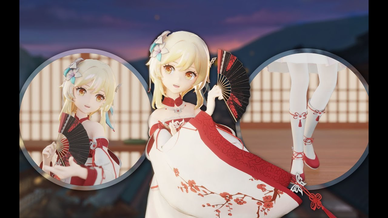 【Genshin Impact MMD／4K／60FPS】Lumine【花月成双】