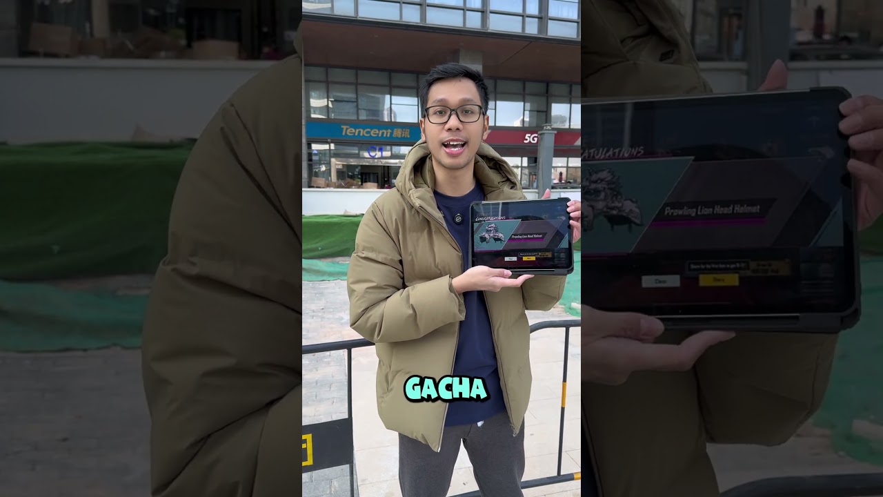 BENERAN NIH?! AKU DAPAT SKIN MYTHIC KARENA GACHA DIDEPAN KANTOR TENCENT!