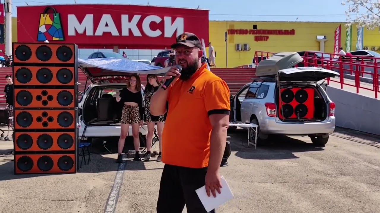 Соревнования по автозвуку класс Bass Race на ТРЦ Макси валим тылом на компонентах DL Audio 😎1я ч.