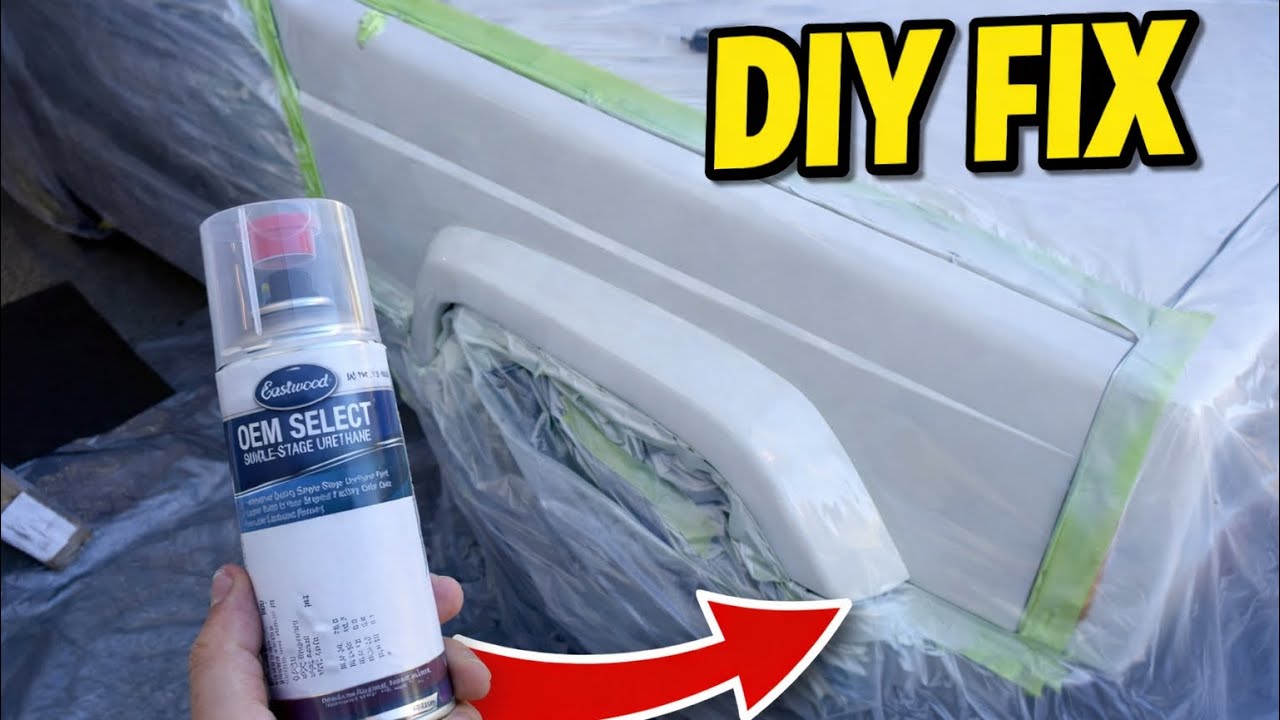 DIY FIX Faded Cracked Paint With Spray Cans! (Step-by-Step)