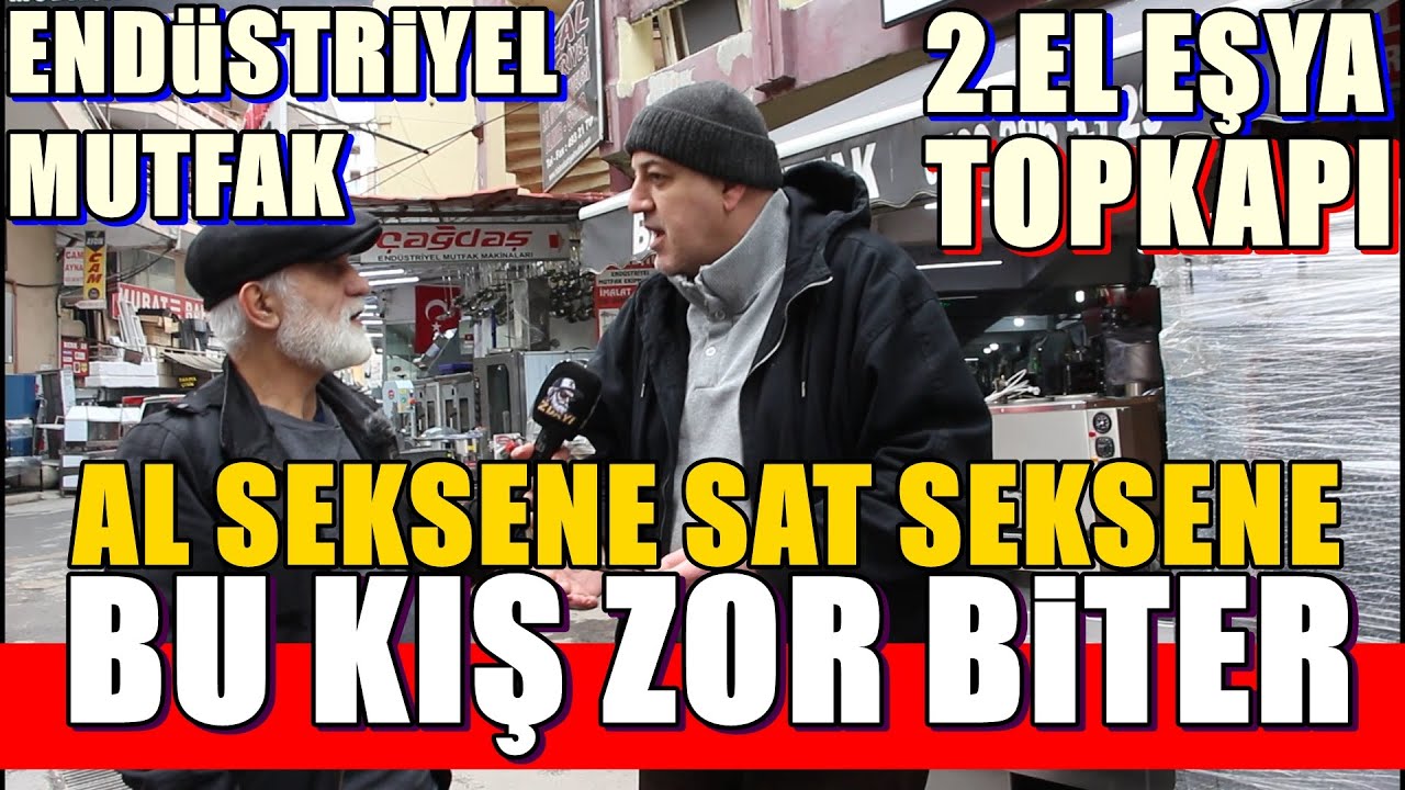''AL SEKSENE SAT SEKSENE BU KIŞ ZOR BİTER'' | TOPKAPI 2.EL EŞYA #zdayı #sokakröportajları #piyasalar