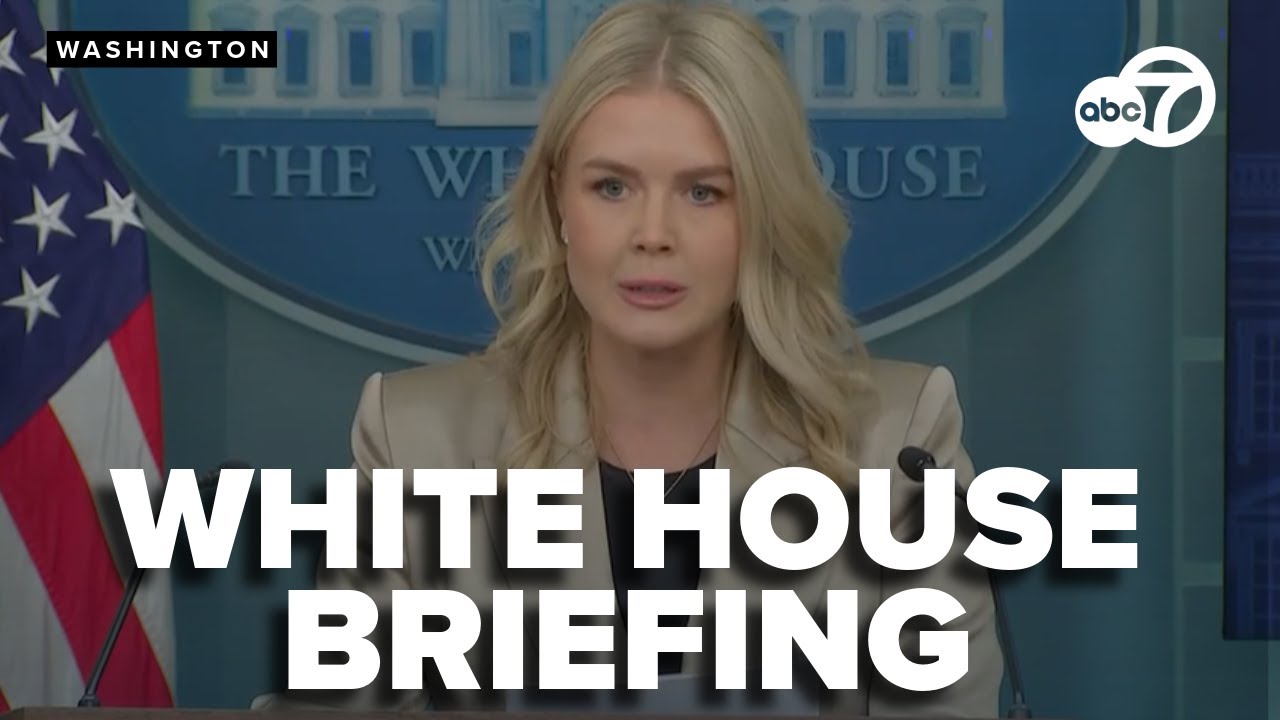 WATCH: Press Secretary Karoline Leavitt holds weekly White House briefing after government shutdown