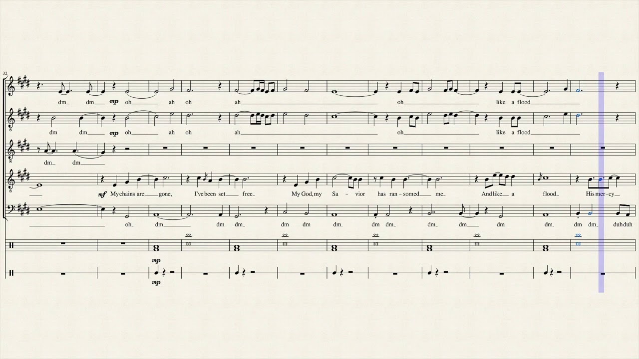 Amazing Grace - Pentatonix (Full Transcription with Lyrics)