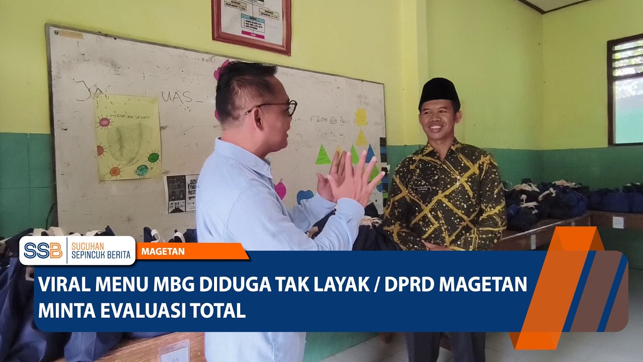 MAGETAN - Viral Menu MBG Diduga Tak Layak, DPRD Magetan Minta Evaluasi Total