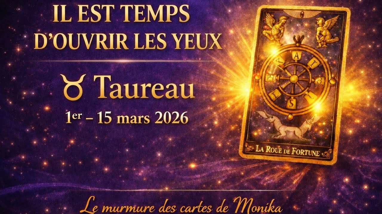 TAUREAU ♉️ DU 1ER AU 15 MARS 2026 