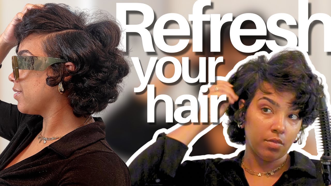 Essential Short Hair Styling Tool For Under $30! Refresh Your Blow Out, Silk Press, or Roller Set