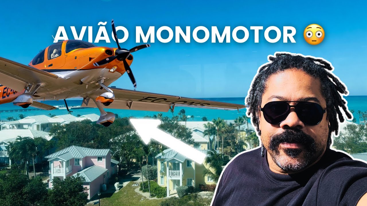 De Orlando às Bahamas em um Avião MONOMOTOR ✈️🏝️ | Bastidores de uma Viagem a Trabalho