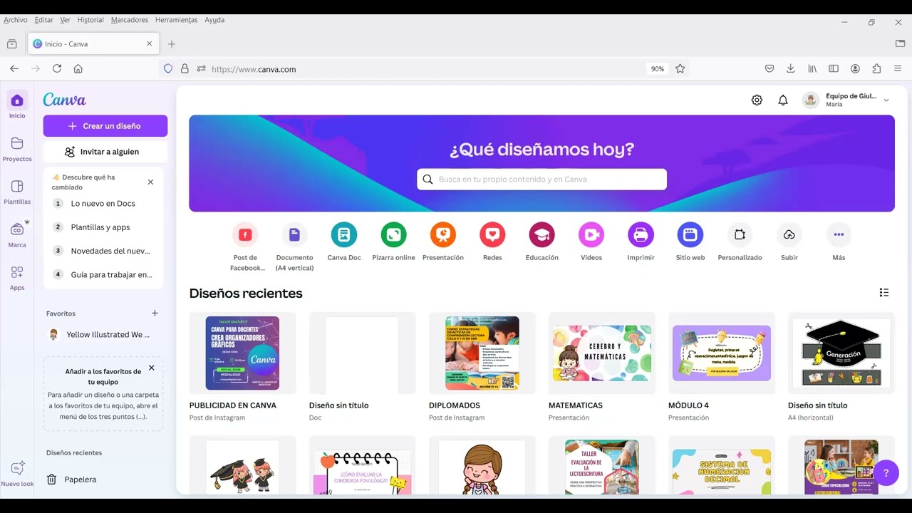 TALLER EN CANVA- DISEÑAR ORGANIZADORES GRAFICOS