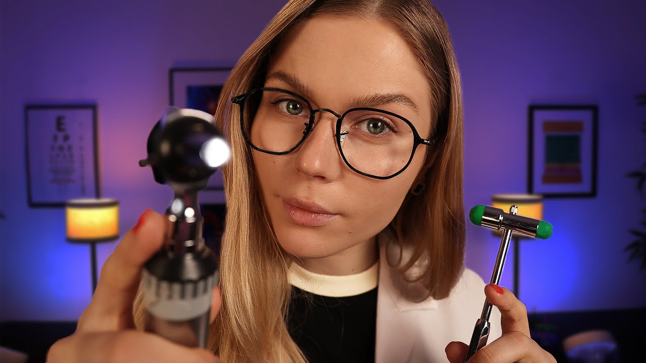 ASMR Cranial Nerve Exam 🩺 | Ultra Realistic Medical Roleplay for Sleep & Relaxation