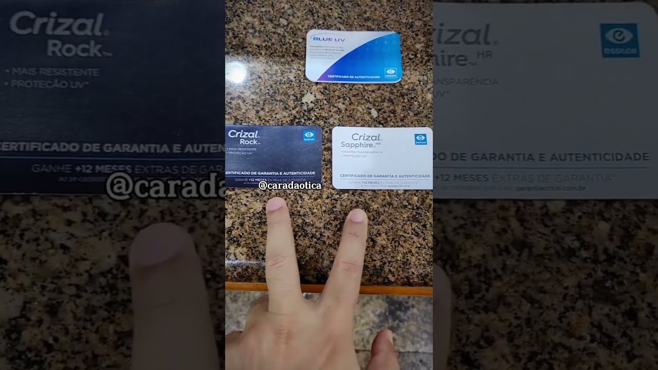Antirreflexo Crizal e suas versões